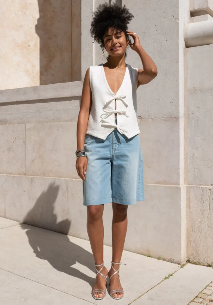 bermuda_onde_light_blue_3.webp Discount Bermuda ONDE Jupes & Shorts