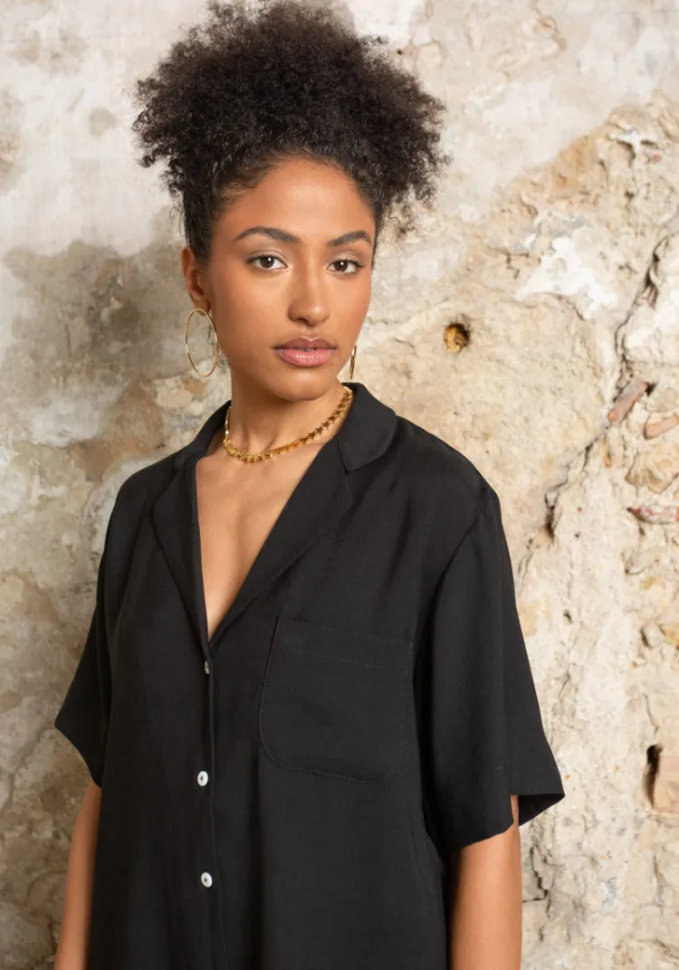 chemise_anjos_black_2.webp Outlet Chemise ANJOS Tops & Tees | Chemises
