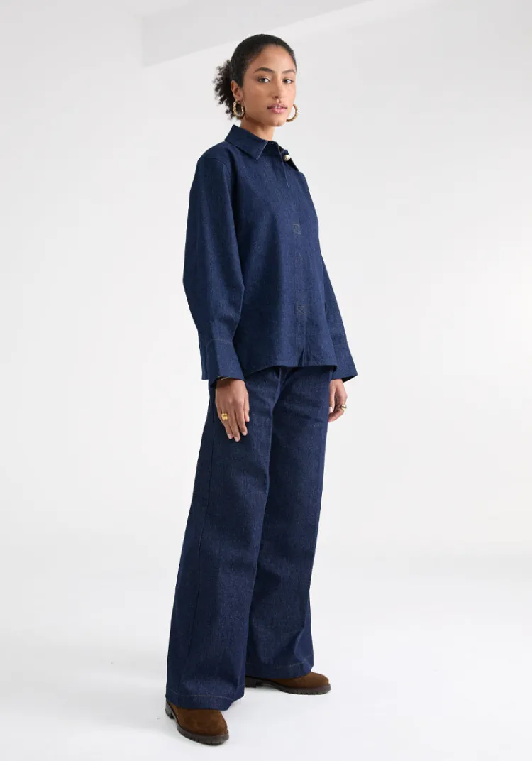 chemise_paiva_denim_brut_3.webp Shop Chemise PAIVA Tops & Tees | Chemises