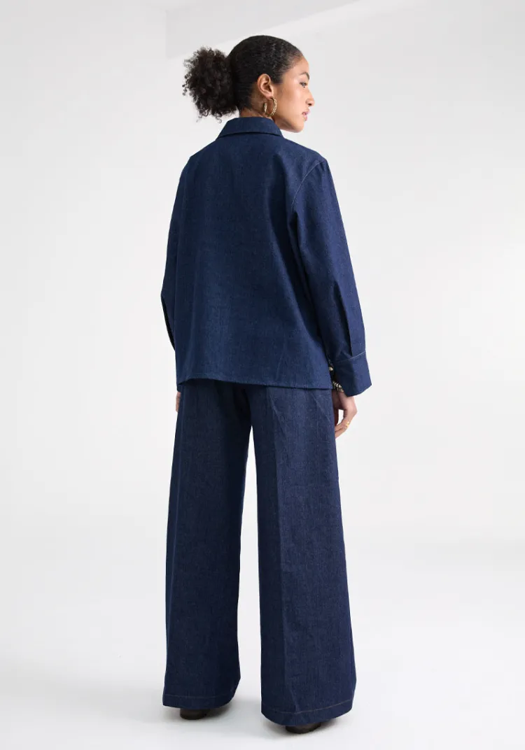 chemise_paiva_denim_brut_5.webp Shop Chemise PAIVA Tops & Tees | Chemises