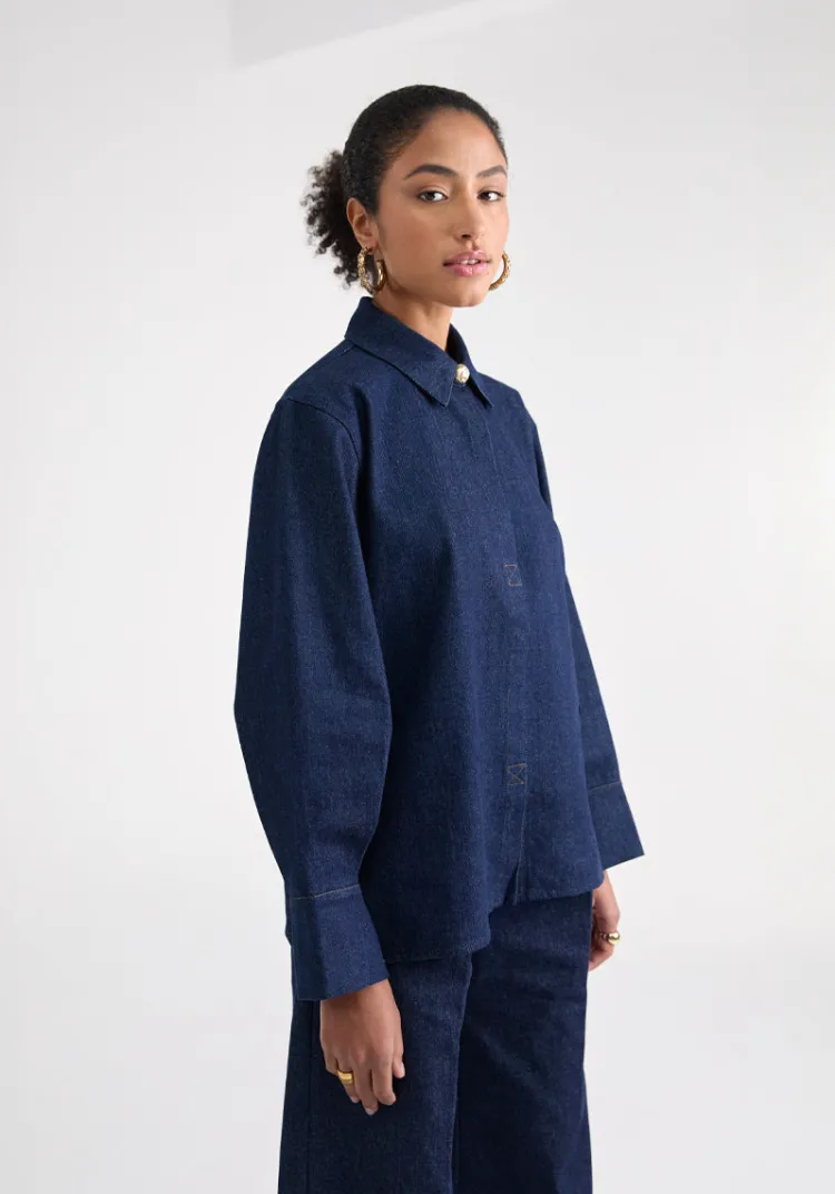 chemise_paiva_denim_brut_6.webp Shop Chemise PAIVA Tops & Tees | Chemises