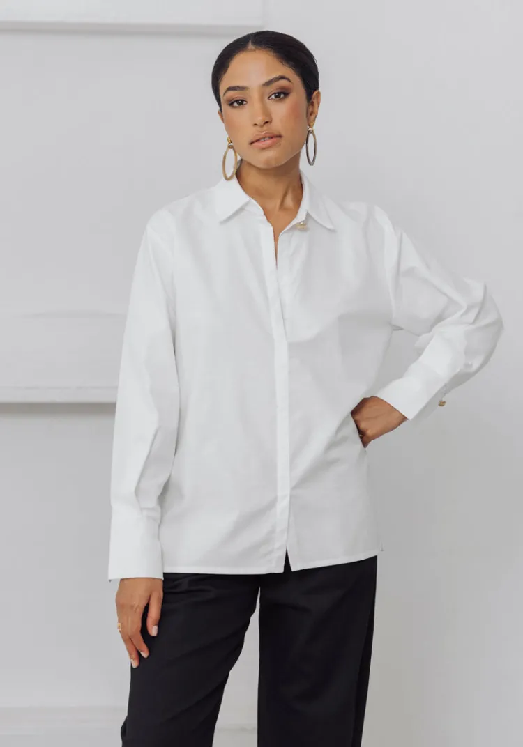chemise_paiva_white_10.webp Discount Chemise PAIVA Tops & Tees | Chemises