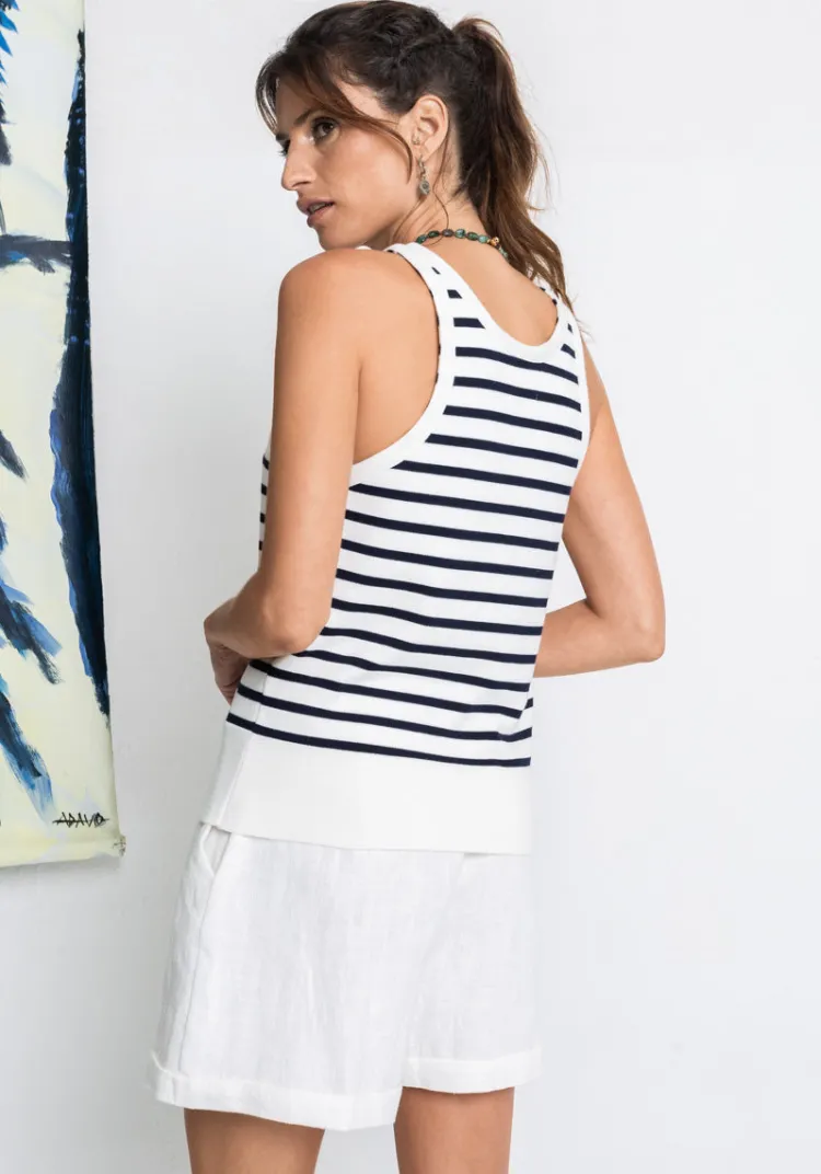 dbardeur_zinia_maille_marinire_4.webp Outlet Débardeur ZINIA Maille Sweats & Mailles | Tops & Tees
