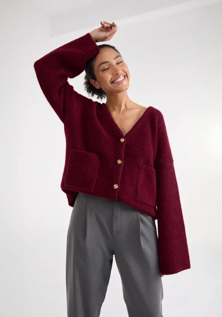gilet_duarte_bordeaux_2.webp Best Gilet DUARTE Sweats & Mailles