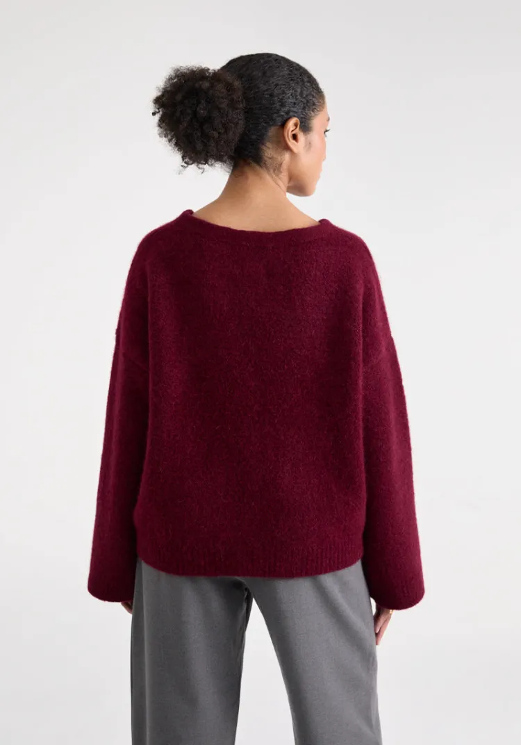 gilet_duarte_bordeaux_4.webp Best Gilet DUARTE Sweats & Mailles
