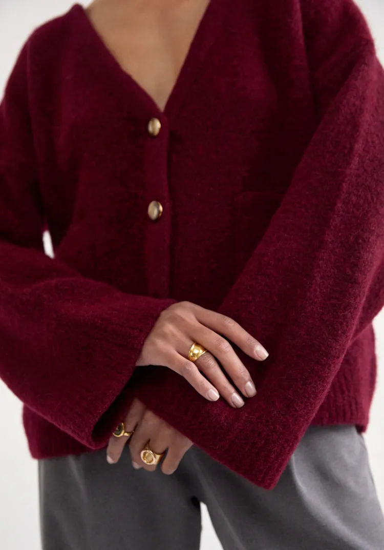 gilet_duarte_bordeaux_5.webp Best Gilet DUARTE Sweats & Mailles