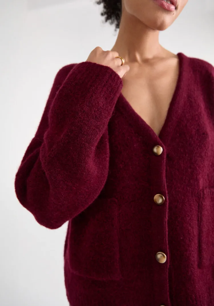 gilet_duarte_bordeaux_7.webp Best Gilet DUARTE Sweats & Mailles