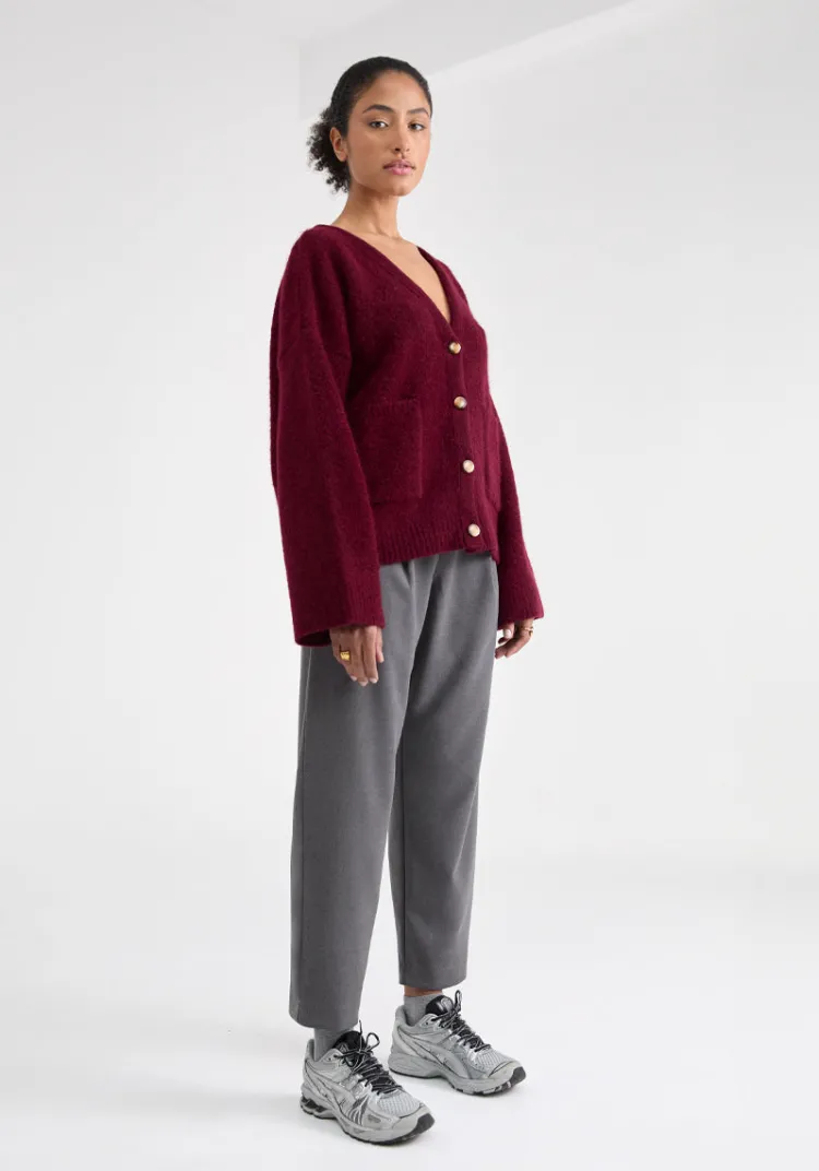 gilet_duarte_bordeaux_8.webp Best Gilet DUARTE Sweats & Mailles