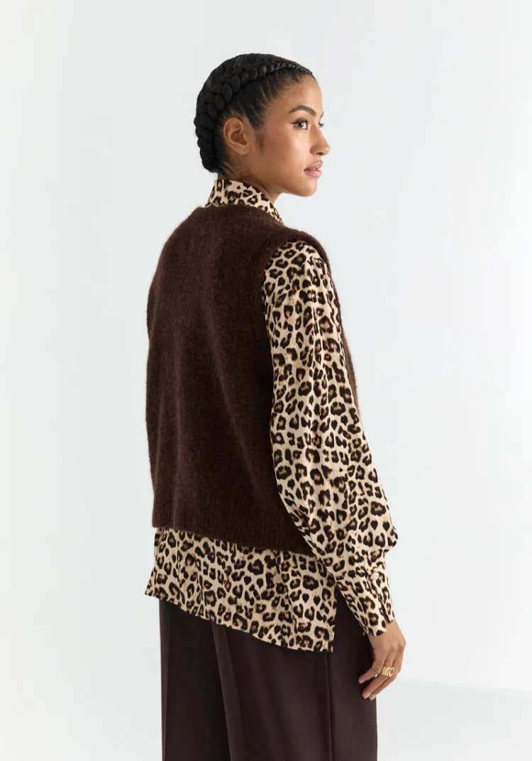 gilet_mendes_chocolat_2.webp Discount Gilet MENDES Sweats & Mailles