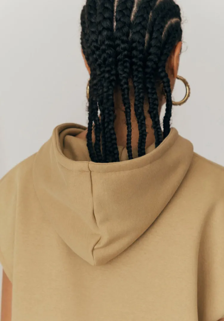 hoodie_sans_manches_frade_camel_8.webp Flash Sale Hoodie sans manches FRADE Sweats & Mailles