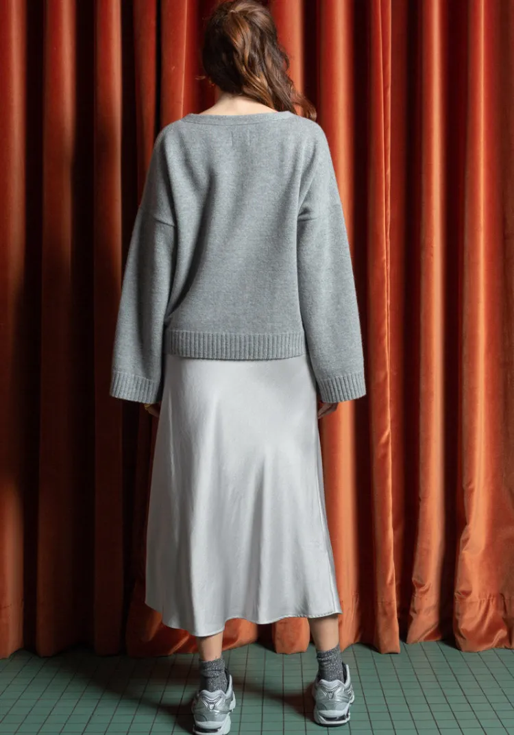 jupe_ajuda_satin_gris_perle_4.webp Store Jupe AJUDA Jupes & Shorts