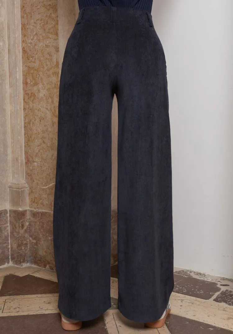 pantalon_alges_navy_stone_velvet_4.webp Store Pantalon ALGES Velvet Pants