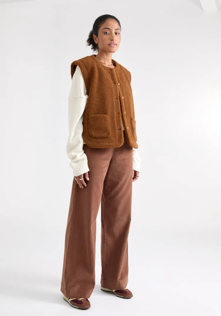 pantalon_lirio_velours_chestnut_2.webp Shop Pantalon LIRIO Velours Pants