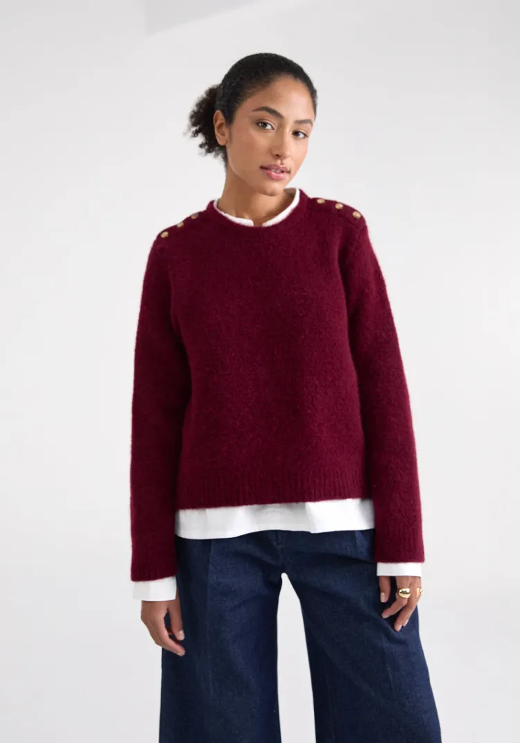 pull_elenco_bordeaux_3.webp Best Sale Pull ELENCO Sweats & Mailles