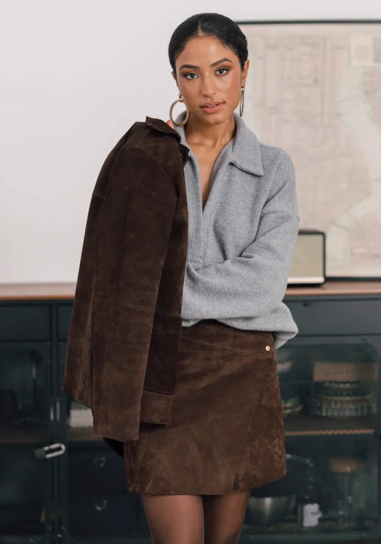 pull_loures_grey_6.webp Discount Pull LOURES Sweats & Mailles