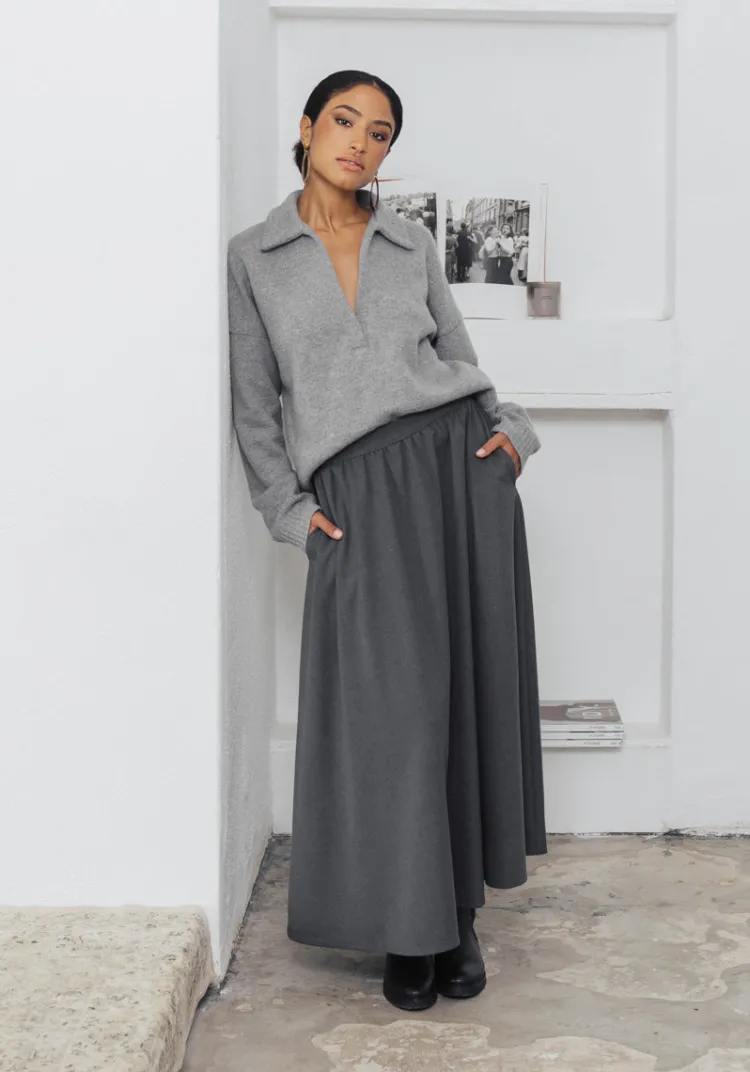 pull_loures_grey_7.webp Discount Pull LOURES Sweats & Mailles