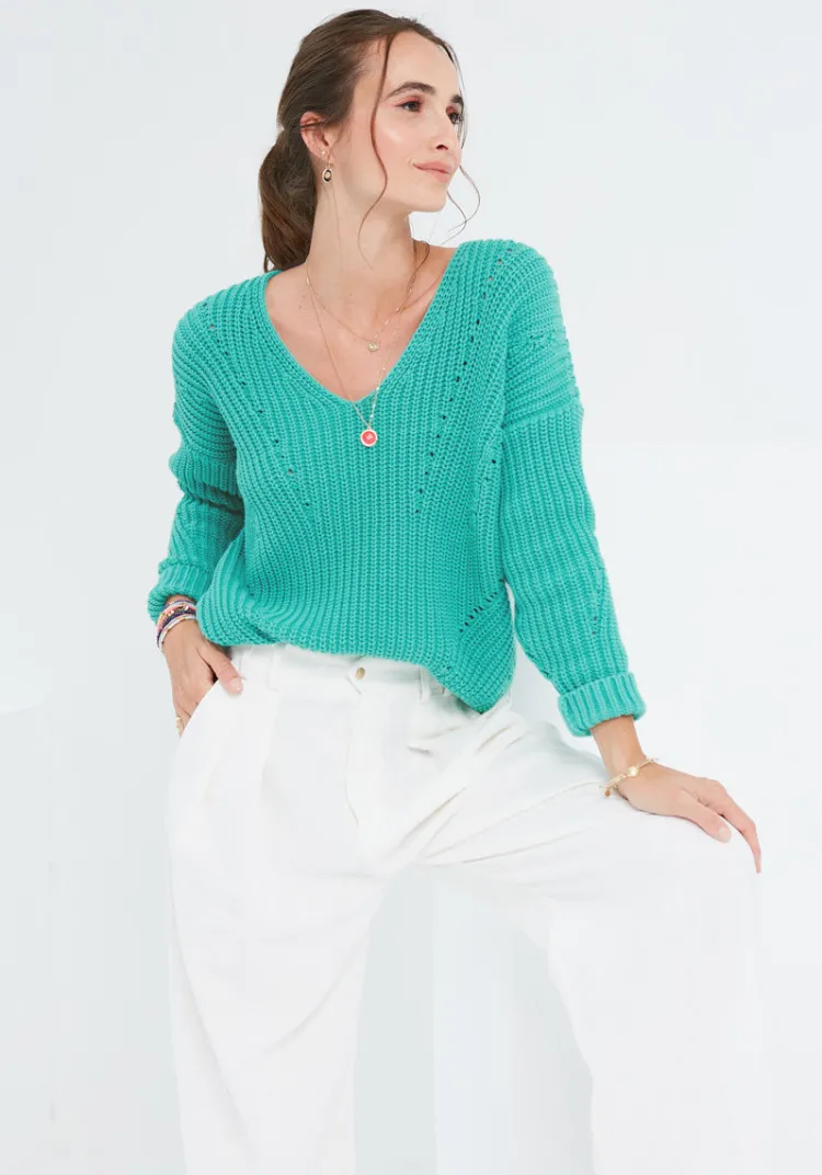 pull_sao_v_lagon_2.webp Cheap Pull SAO V Sweats & Mailles