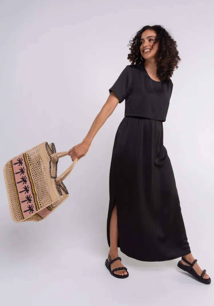 robe_guia_black_satin_3.webp Flash Sale Robe GUIA Dresses