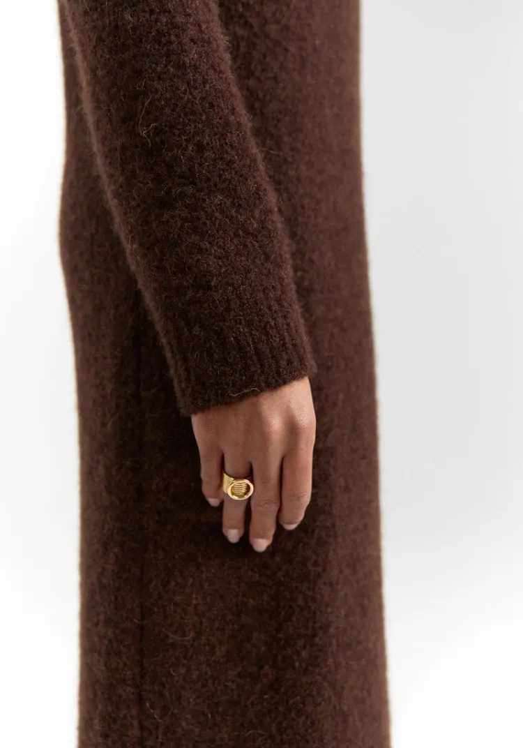 robe_maille_elva_chocolat_6.webp Clearance Robe maille ELVA Dresses | Sweats & Mailles