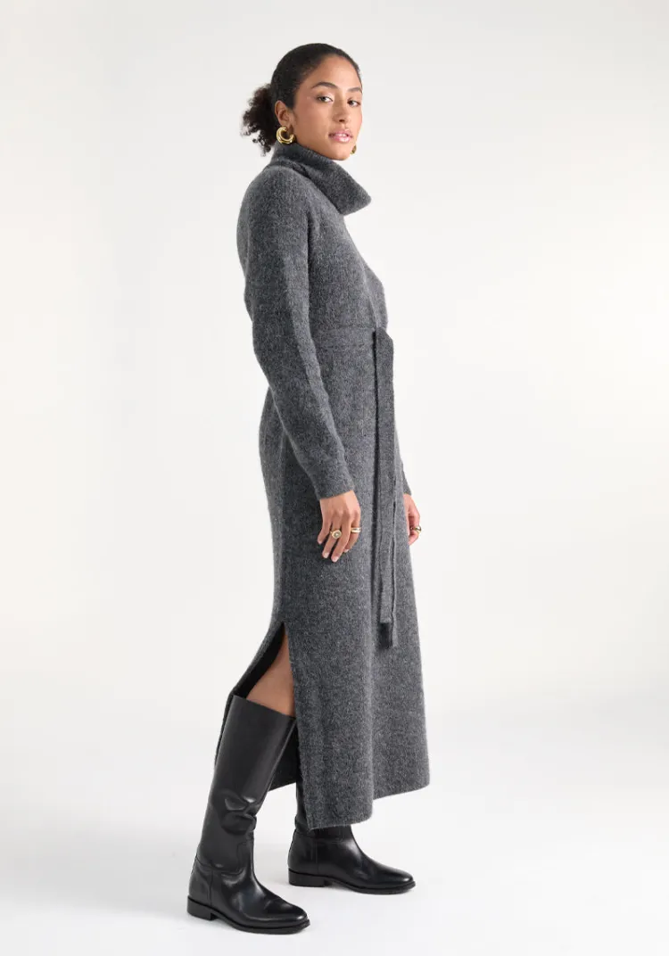 robe_maille_shela_anthracite_2.webp Hot Robe maille SHELA Dresses | Sweats & Mailles