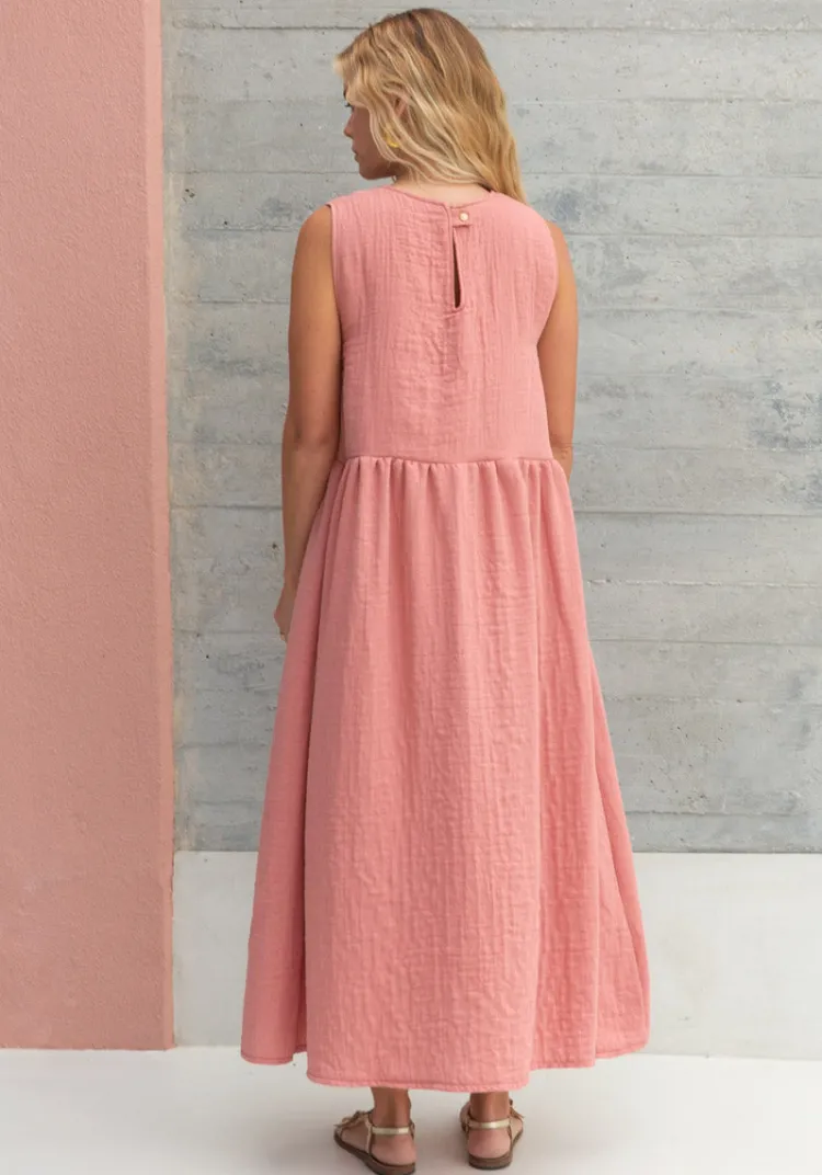 robe_mana_rose_indien_3.webp Sale Robe MANA Dresses