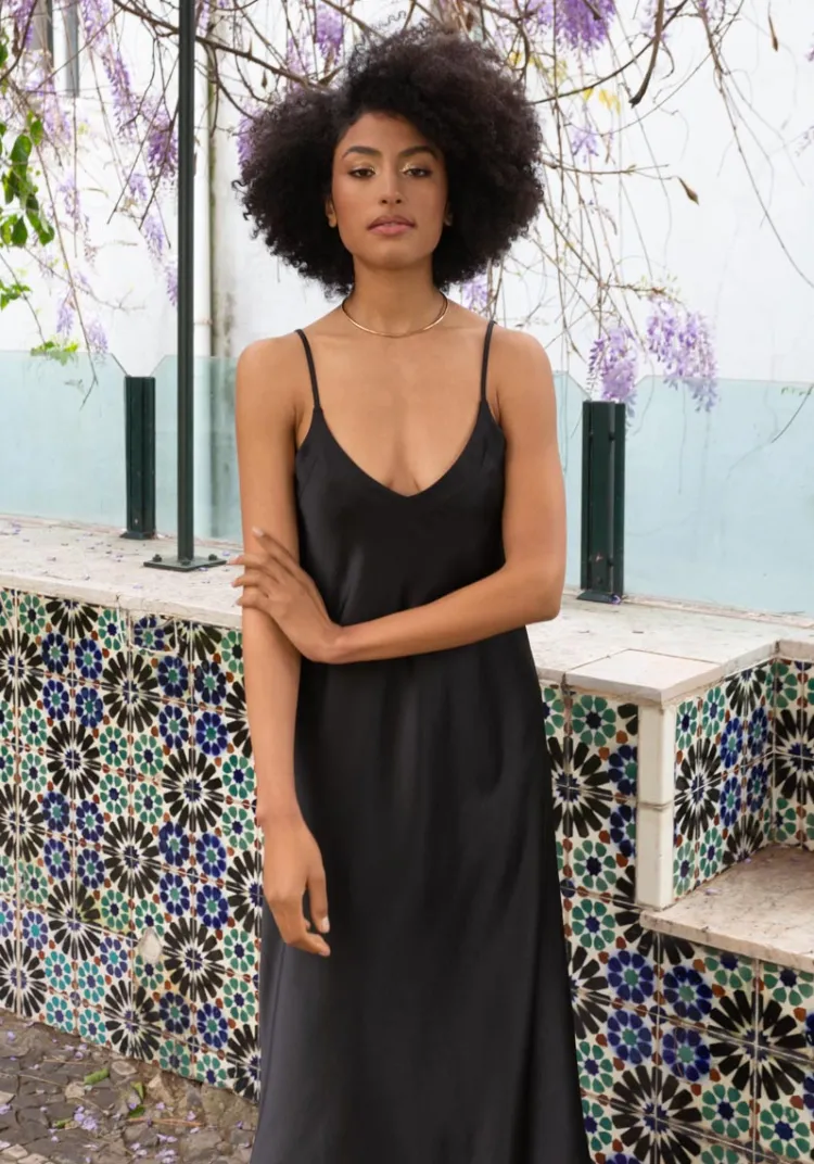 robe_martia_black_4.webp Flash Sale Robe MARTIA Black Dresses