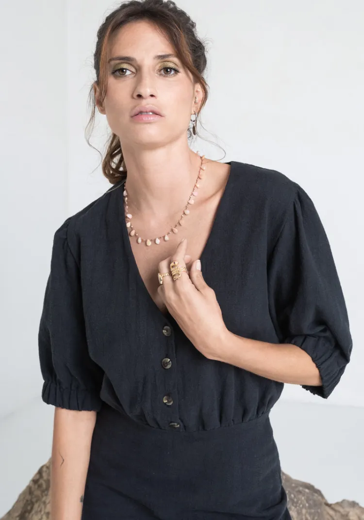 robe_peonia_lin_noir_3.webp Cheap Robe PEONIA Dresses