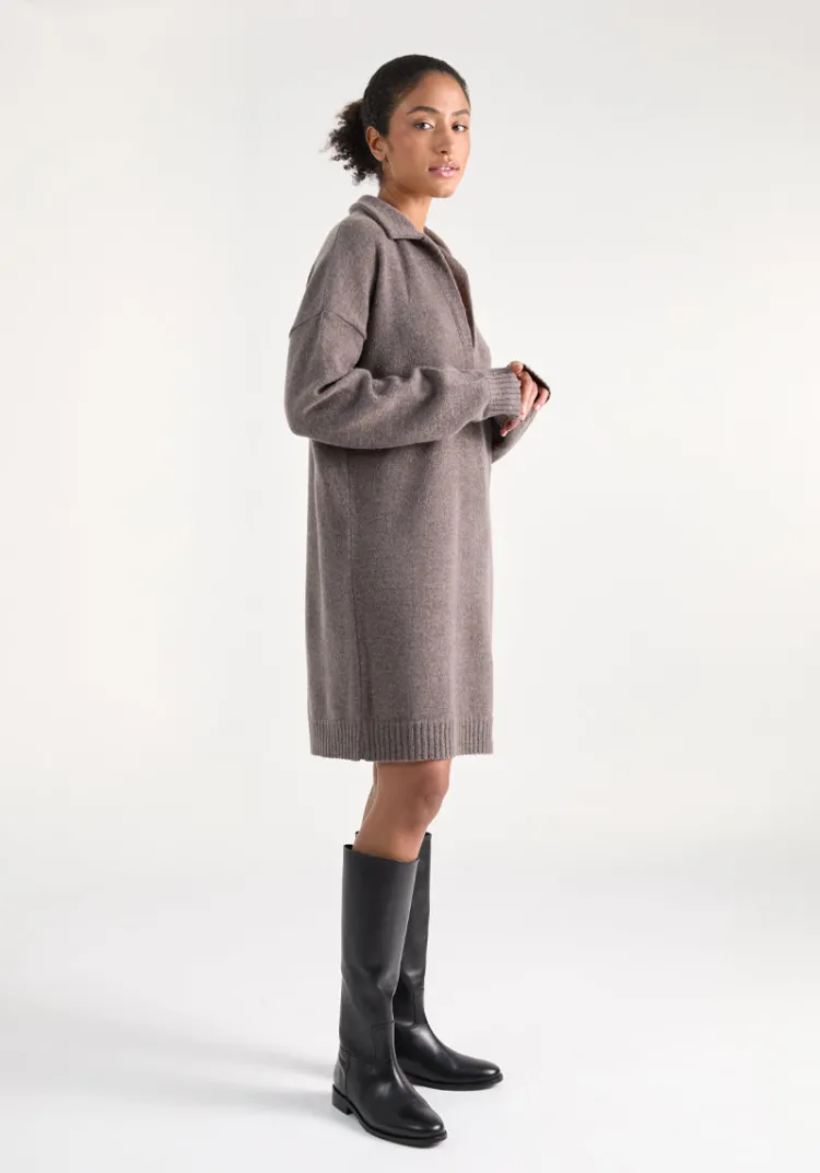 robe_pull_loures_wood_2.webp Flash Sale Robe Pull LOURES Dresses | Sweats & Mailles