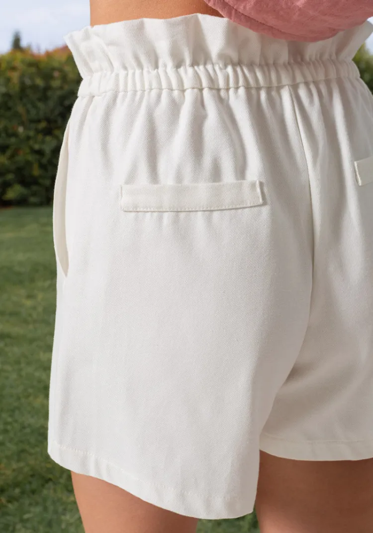 short_luso_white_3.webp Online Short LUSO Jupes & Shorts