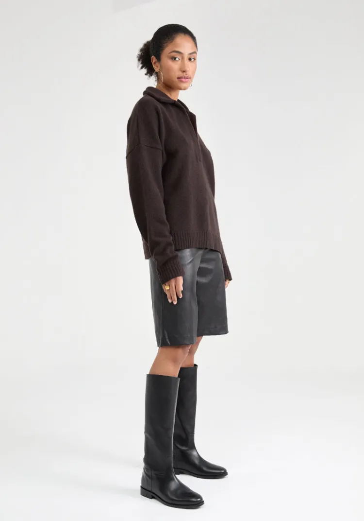 Hot & SONGE Studio & Bermuda cuir RAIO Jupes & Shorts | Leather