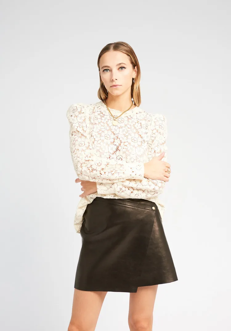 Clearance & SONGE Studio & Jupe BAHRU cuir Jupes & Shorts | Leather
