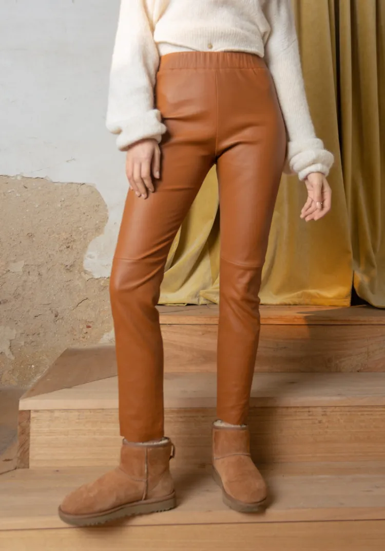 Store & SONGE Studio & Legging cuir AYER Leather | Pants
