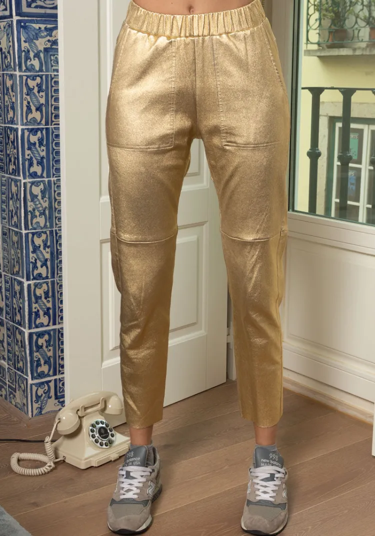 Shop & SONGE Studio & Pantalon AMOY cuir Leather | Pants