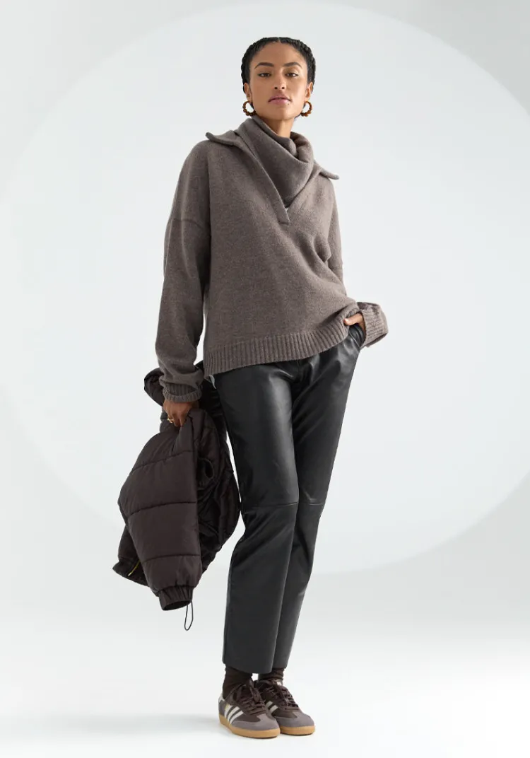 Shop & SONGE Studio & Pantalon cuir VEIGA Pants | Leather