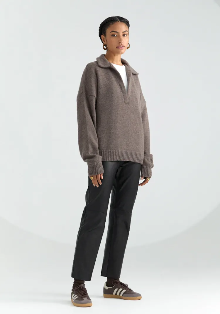 Shop & SONGE Studio & Pantalon cuir VEIGA Pants | Leather