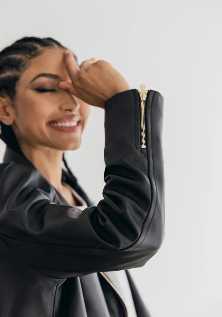 songe_studio__perfecto_cuir_boa_6.webp Best Sale & SONGE Studio & Perfecto cuir BOA Leather | Jackets And Coats