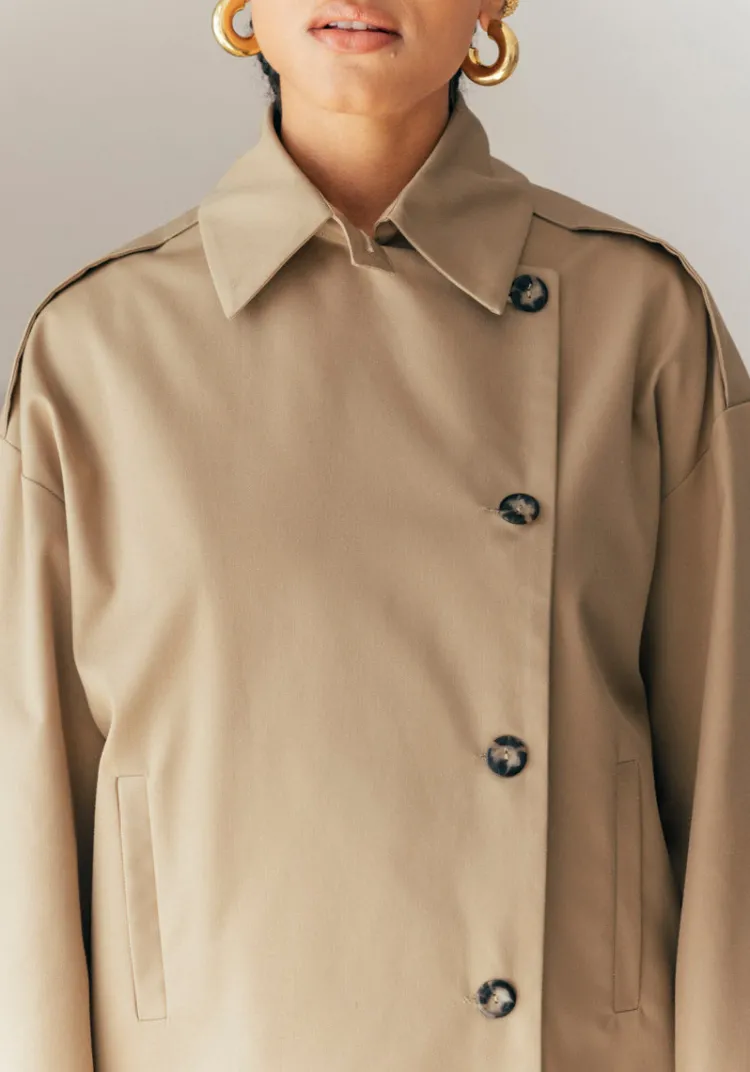 songe_studio__trench_court_barbosa_camel_5.webp Online & SONGE Studio & Trench court BARBOSA Jackets And Coats