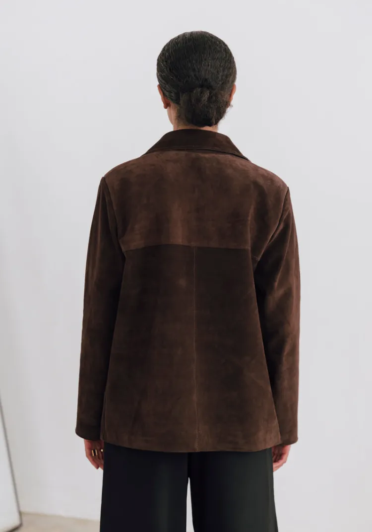 songe_studio__veste_cuir_vedras_brown_7.webp Discount & SONGE Studio & Veste cuir VEDRAS Leather | Jackets And Coats