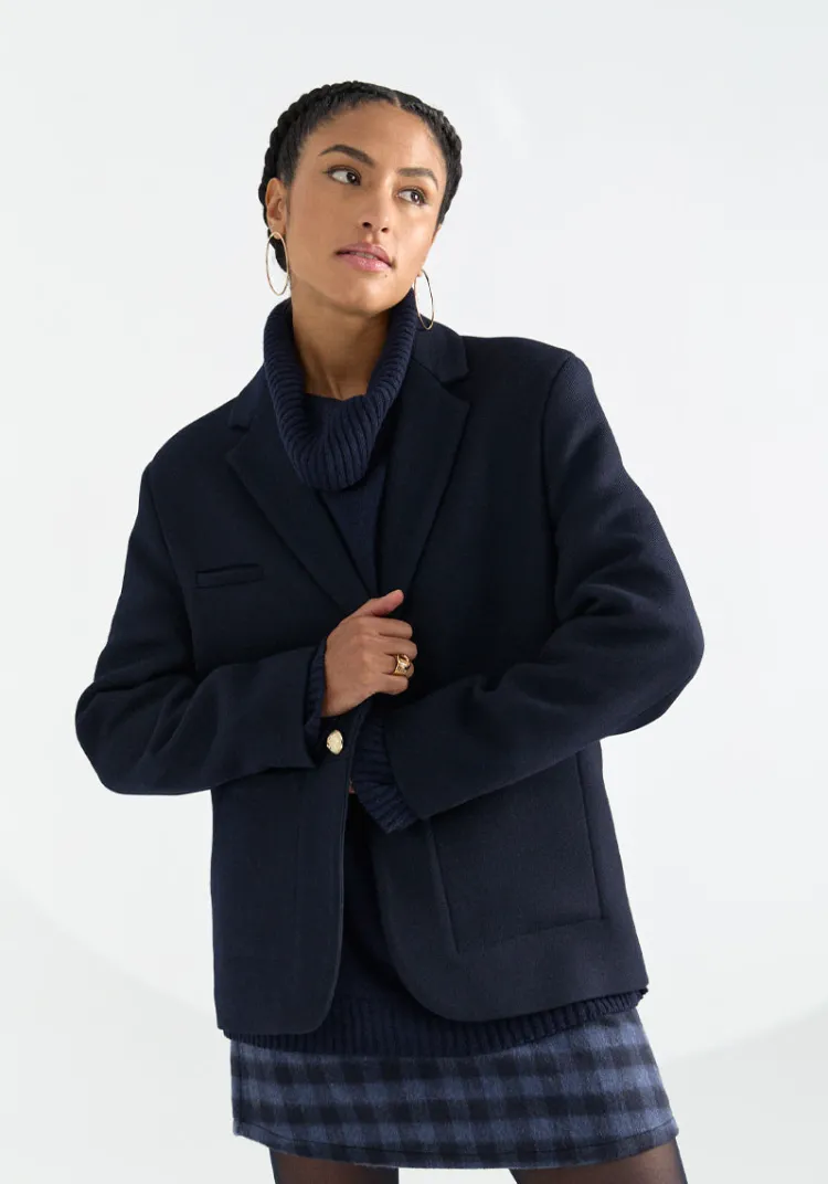 songe_studio__veste_moita_navy_10.webp Flash Sale & SONGE Studio & Veste MOITA Navy Jackets And Coats