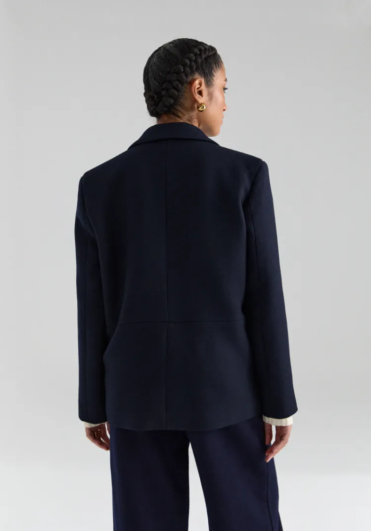 songe_studio__veste_moita_navy_4.webp Flash Sale & SONGE Studio & Veste MOITA Navy Jackets And Coats