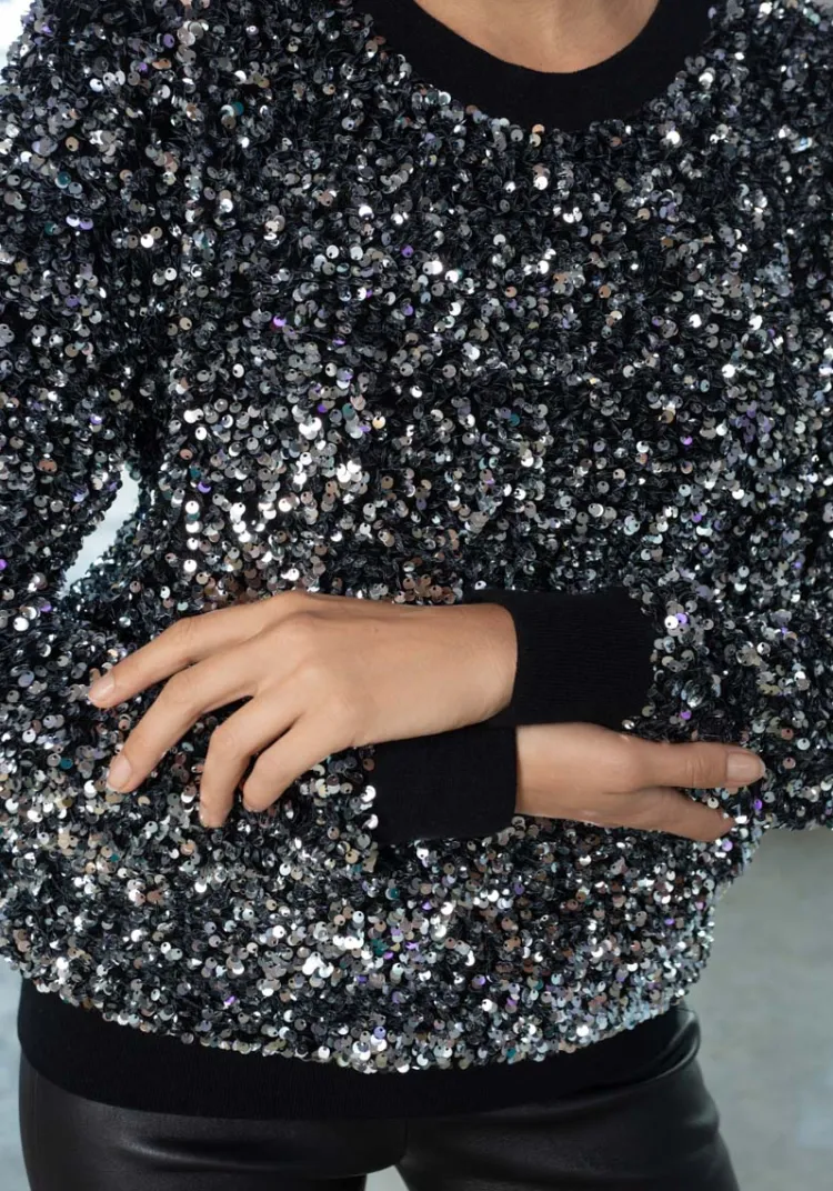 sweat_fora_sparkles_silver_3.webp Hot Sweat FORA Sweats & Mailles