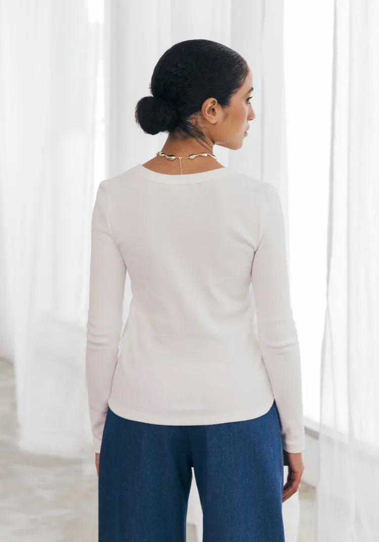 tee_julia_white_3.webp Cheap Tee JULIA Tops & Tees