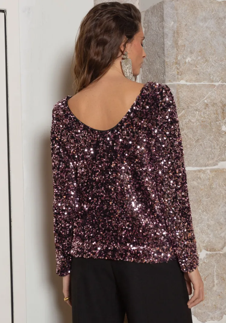 top_almeida_sparkles_pink_2.webp Best Sale Top ALMEIDA Sparkles Tops & Tees