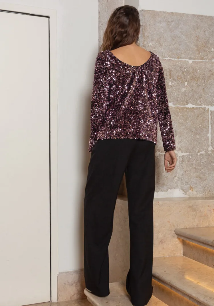 top_almeida_sparkles_pink_4.webp Best Sale Top ALMEIDA Sparkles Tops & Tees