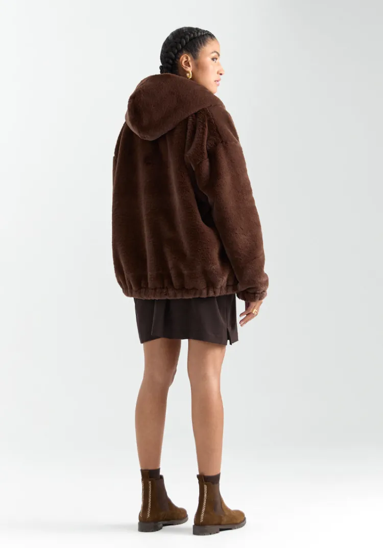 veste_carmo_fur_brown_5.webp Online Veste CARMO Jackets And Coats