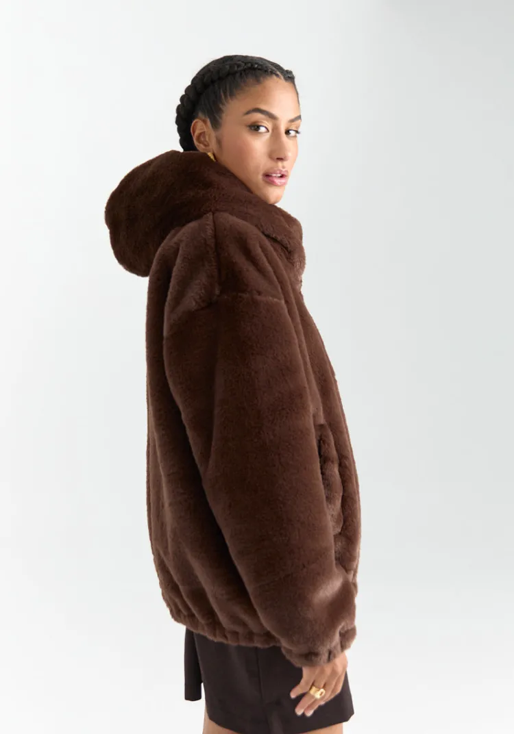 veste_carmo_fur_brown_7.webp Online Veste CARMO Jackets And Coats