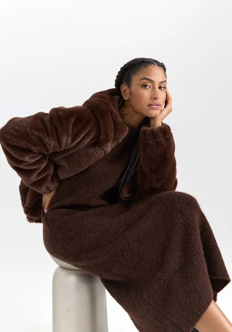 veste_carmo_fur_brown_9.webp Online Veste CARMO Jackets And Coats