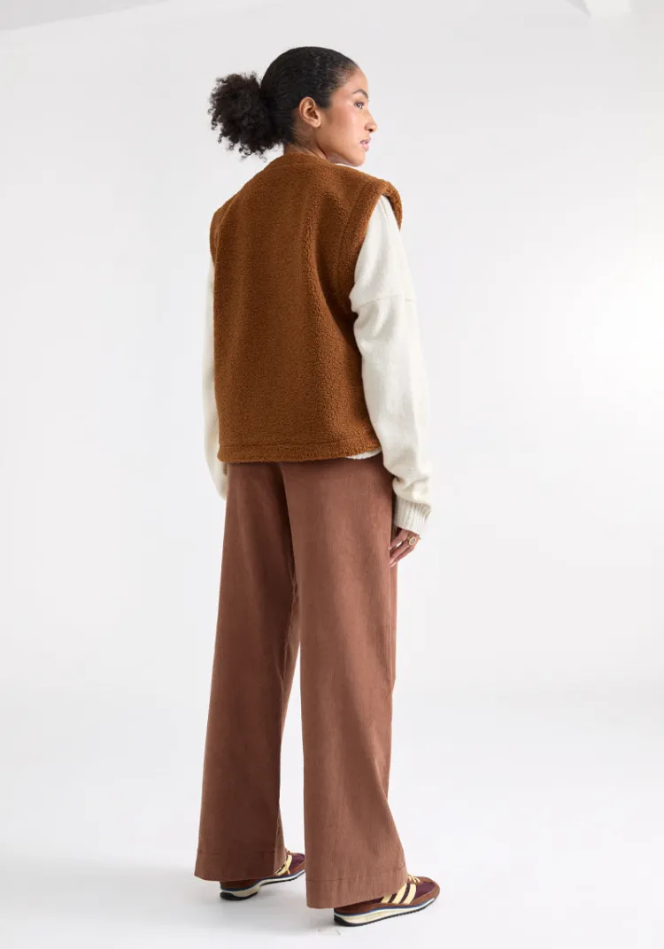 veste_ouro_shearling_cognac_6.webp Clearance Veste OURO Shearling Cognac Jackets And Coats
